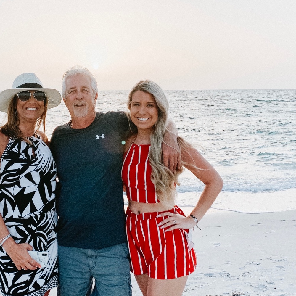 Amazon Red and White Striped Two Piece Set